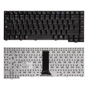 Клавиатура для ноутбука Asus F2, F3, Z53S Series. (28pin). Г-образный Enter. Черная, без рамки