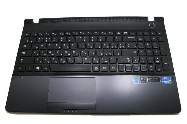 Клавиатура для ноутбука Samsung NP300E5C 300E5C NP300E5C-U02RU BA75-03502N черная топ-кейс