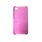 Чехол для iPhone 5/5S/5C/SE розовый с блёстками