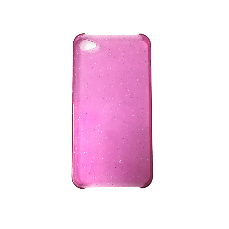 Чехол для iPhone 5/5S/5C/SE розовый с блёстками