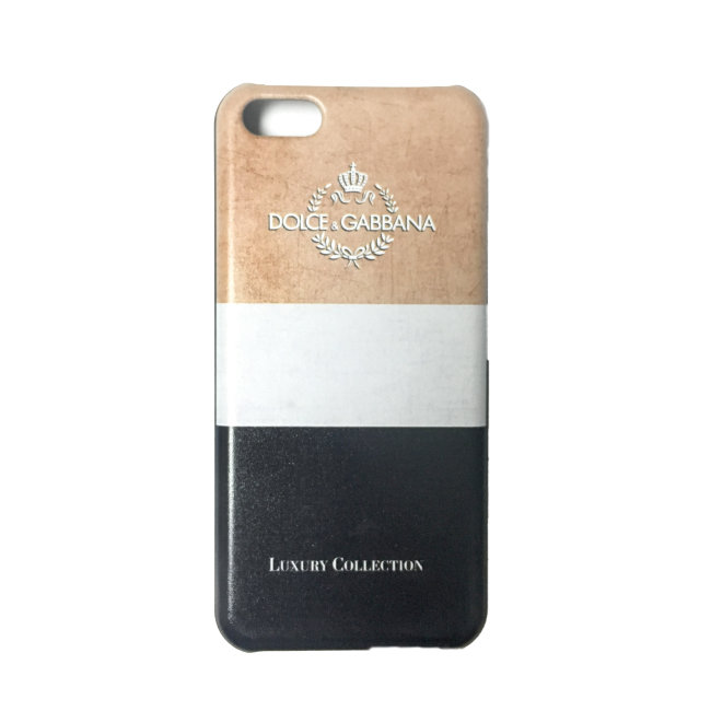 Чехол для iPhone 5/5S/5C/SE трехцветный Dolce&Gabbana