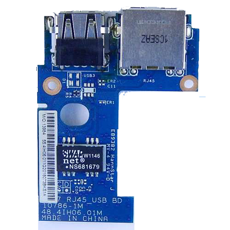 Плата USB+Lan для ноутбука Lenovo B570e 48.4IH06.01M.