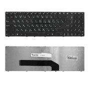 Клавиатура для ноутбука Asus K70 Плоский Enter. Черная, с рамкой