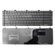 Клавиатура для ноутбука Asus N55, N55S, N75, N75S, X5QS Series. Плоский Enter. Серебристая, без рамки