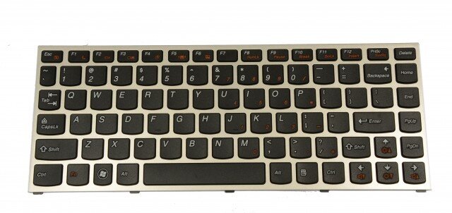 Клавиатура для ноутбука Lenovo IdeaPad V460 металлик