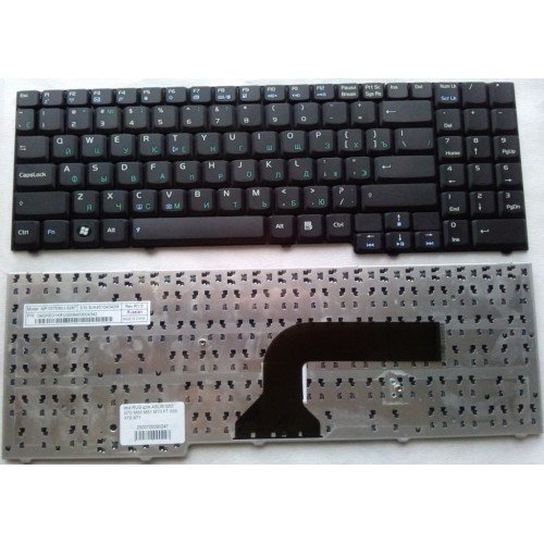 Клавиатура для ноутбука Asus G50 чёрная