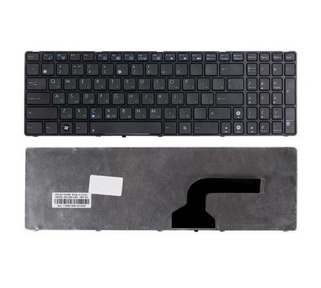 Клавиатура для ноутбука Asus K52 K53 G73 A52 G60 чёрная