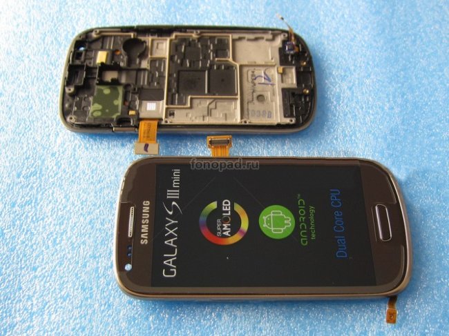 Дисплей для Samsung S3 mini GT-I8200 в сборе с тачскрином оригинал