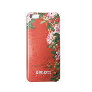 Чехол для iPhone 5/5S/5C/SE  красный с розами, Kenzo