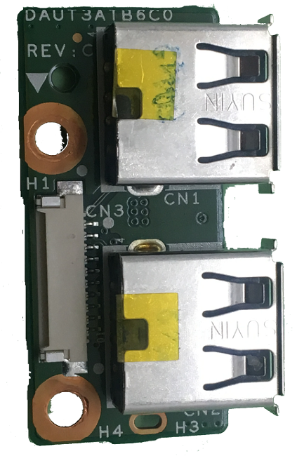 DAUT3ATB6C0 REV: C плата USB HP-DV6