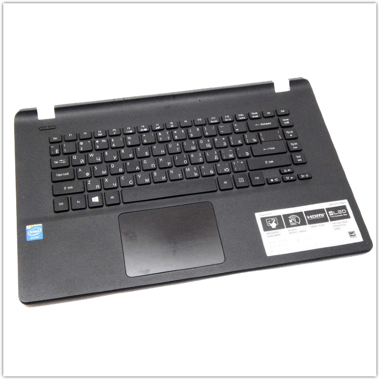 Топкейс (палмрест) Acer Aspire V5-171, Chromebook C710, One 756, TravelMate B113, с клавиатурой и тачпадом