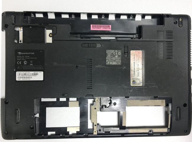 Нижняя часть корпуса для ноутбука Packard bell TK81 (поддон)
