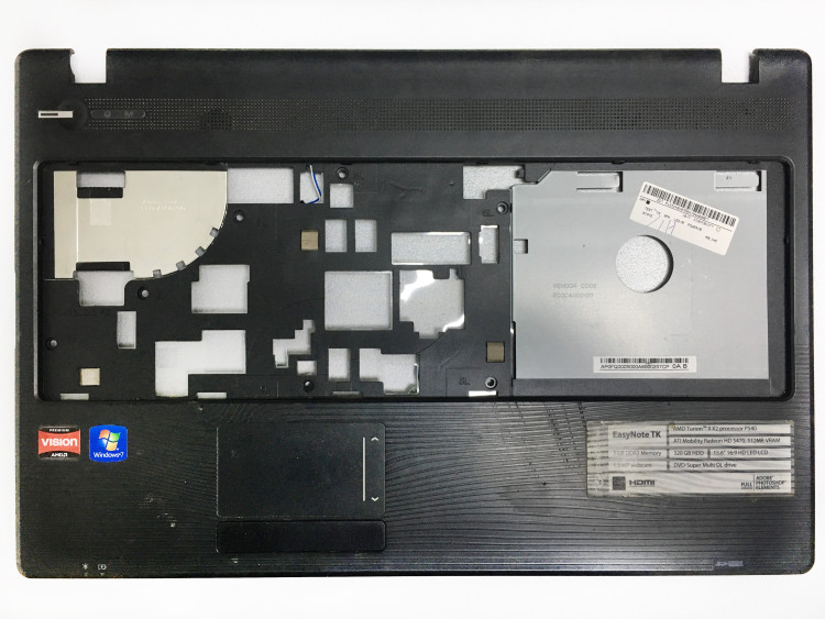 Верхняя часть корпуса Packard Bell ENTE69 PEW96 TK81 AP0FQ0005