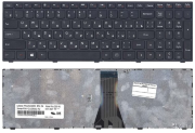 Клавиатура для ноутбуков LENOVO IdeaPad G50-70 G50-30 S500 Z50-70 Series, Русская, Чёрная с рамкой, p/n: 25211020
