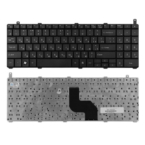 Клавиатура для ноутбука DNS 0124002, 0129303, LG R580, R590 Series, PN: MP-08G63SU-9201H, AETW9700010 Чёрная без рамки.