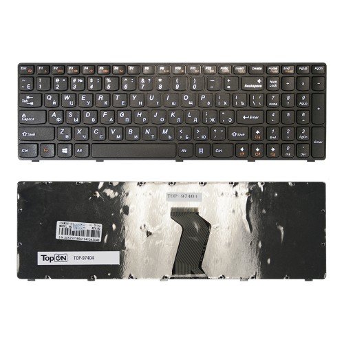 Клавиатура для ноутбука Lenovo G500, G505, G510, G700, G710 Series. PN: MP-12P83SU-686, NSK-B70SC 0R Чёрная